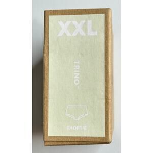 Allbirds NWT Peppercorn (Light Gray) Trino Shortie Underwear XXL DISCONTINUED